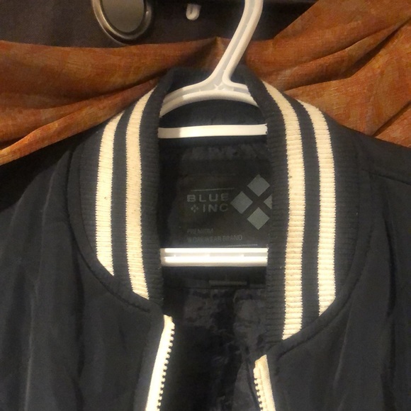 Blue Inc Diamond quilted Baseball Bomber jacket - Picture 7 of 7